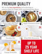 ReadyWise Emergency Food Supply - 100 Servings Favorites Bucket, Protein Meals, Dehydrated & Freeze Dried Survival Food, Backpacking, Camping Essentials & Prepping Supplies, up to 25 Year Shelf Life