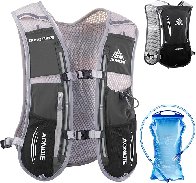 Azarxis Hydration Running Vest Backpack Pack 5L 5.5L for Women and Men Jogging Trail Race Marathon Cycling Hiking