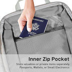 Compression Packing Cubes for Travel 6 Set Expandable Packing Organizers Durable Luggage Bags Organizers for Suitcases Travel Accessories (Gray)