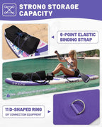 DAMA 11'*34"*6" Inflatable Paddle Board, Paddle Boards for Adults,Sup,Lightweight and Durable, Easy to Inflate, Versatile in Style, Fully Functional, Equipped w/High Grade Accessories.