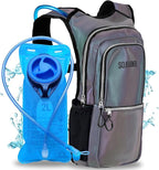 Sojourner Hydration Pack, Hydration Backpack - Water Backpack with 2l Hydration Bladder, Festival Essential - Rave Hydration Pack Hydropack Hydro for Hiking, Running, Biking, Festival Gear