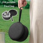 Camping Stove, Portable Lightweight Backpacking Stove with EVA Bag and Piezo Ignition, Foldable 3 in 1 Gas Stove Burner for Outdoor Picnic Cooking and Hiking (Small)