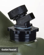 UPWOIGH Camping Water Container, 2.6 Gallon Water Containers Jug, Truly No Leakage Water Storage, Military Green Water Tank,BPA Free Portable Emergency Water Storage for Camping, Hiking