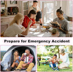 Car-Home Survival First-Aid Kit Emergency-Kit - Camouflage 277Pcs Equipment Travel Supplies Home Camping Hiking YIDERBO