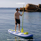 Inflatable Paddle Board for Adults with Accessories Included, Oar, Fins, Pump. Stand Up Paddleboard Great Stability and Resistance. 10’ x 33" x 5.9", Maximum Load 286 lb