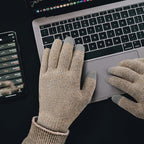 Achiou Winter Gloves, Glove for Men Women, Upgraded Touch Screen Texting Warm Running with Thermal Soft Knit Lining