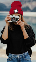 ATNKE LED Lighted Beanie Hat,USB Rechargeable 4 LED Running Headlamp Bright Cap with The Light Gifts for Men and Women