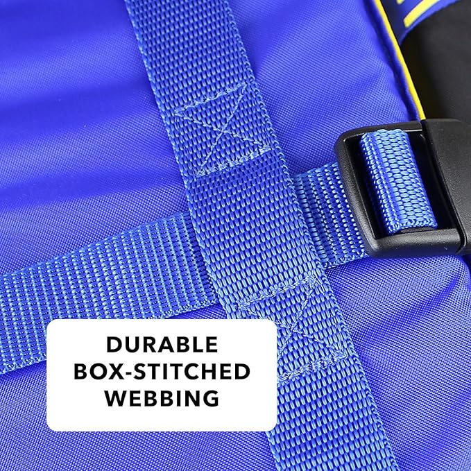 Stohlquist Universal Fit Adult Life Jacket PFD (4 Pack) Coast Guard Approved, for Men and Women 90+ lbs, Lightweight Neoprene and Adjustable, Ideal for Boating, Kayaking & Water Sports