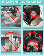 Mask Fins Snorkeling Gear for Adults, Full Face Snorkel Mask & Adjustable Swim Fins Snorkel Set, Panoramic View Snorkel Mask Dry Top Anti-Fog Anti-Leak