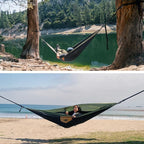Suparpine II Hammock for Camping with Straps Included (Deep Moss, Double)