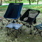 ROCK CLOUD Portable Camping Table Ultralight Aluminum Camp Table Folding Compact Beach Table for Camping Hiking Backpacking Outdoor Picnic(Reinforced Frame-Medium)