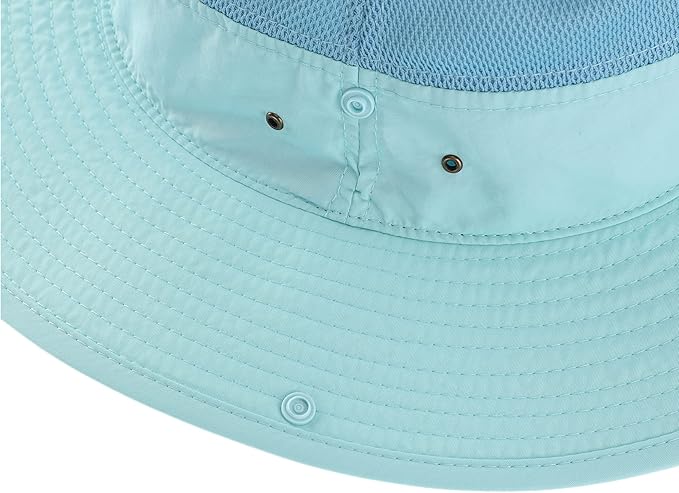 Connectyle Wide Brim Sun Hat for Men Breathable Cowboy Boonie Hat UPF 50+ Sun Protection Bucket Hat for Fishing Hiking