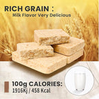 Emergency Food Ration Bars - Milk Flavor Compressed Biscuit Survival Tabs, 20 years Shelf Life Emergency Food Supplies, Food Rations Supply for Outdoor Camping Hiking Snowstorm,Tin Box 6 Count
