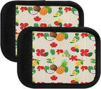 4 Pack Food Luggage Handle Wrap, Detachable Luggage Tag, Neoprene Suitcase Wrap with Comfort Grip & Bright Identifier for Suitcase, Travel Bag, Sports Bag