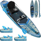 Lead 11‘ x 33" / 12’×35" Inflatable Stand Up Paddle Board - Premium SUP Board Kit - Ultra Stable Paddleboard for Adults & Youth - All Skill Levels - for Lakes, Oceans