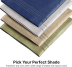 Pillowcases - Ultra Soft Hotel Quality Pillowcase Covers - Comfy, Cozy & Wrinkle Free - Shrinkage and Fade Resistant - Machine Washable Pillow Protectors - (King, Cream, 4 Piece Set)