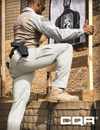 CQR Men's Tactical Pants, Water Resistant Ripstop Cargo Pants, Lightweight EDC Work Hiking Pants, Outdoor Apparel