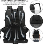 Military Tactical Backpack 45L/25L 3 Day Assault Pack Molle Daypack Hiking Backpack for Men and Women