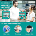 General Medi 360 Pieces Hardcase First Aid Kit - Comprehensive Large First Aid Box Contains Premium Medical Supplies for Travel, Home, Office, Vehicle, Camping, Workplace & Outdoor