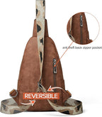 Sling Bag Crossbody Bags for Women Small Cross Body Bag Fanny Packs Chest Sling Purse for Daily Travel Leisure Sport