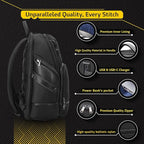 Laptop Business Backpack for Men & Women, Work Backpack Fits15.6 Inch, Premium Quality Travel Bag with USB Charging Port, Water-Resistant, Durable Nylon, Computer Bookbag with Multiple Pockets