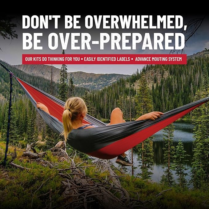 Surviveware 119 Pcs Comprehensive Premium Survival First Aid Kit - Medical Emergency Kit for Travel Camping Gear, Home Essentials & Outdoor Emergencies - HSA & FSA Eligible Survival Kit