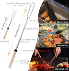 Silicone Camping Cooking Set Car Camping Essentials Cooking Kitchen Set, RV Camping Cookware Must Haves Gifts Camping Cooking Essentials, Camp Cooking Set for Travel Hiking Picnic