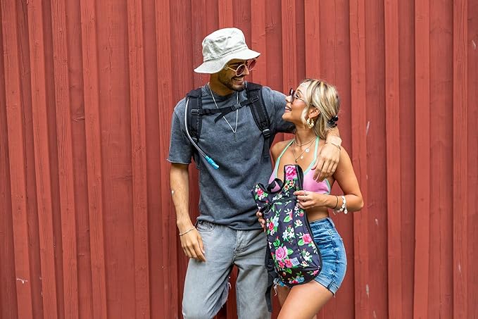 Vibe Festival Gear Hydration Pack Backpack with 2L Water Bladder for Women, Men, Teens, Kids - Hydropack Hydro Sports, Outdoor, Running, Camping, Hiking, Festivals, Raves