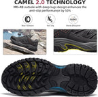 CAMELSPORTS Hiking Shoes Men Lightweight Non-Slip Breathable Sneakers Low Top Walking Shoes for Outdoor Trailing Trekking Walking Climbing