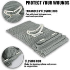 Israeli Style Emergency Bandage - 6 Inch, Sterile Vacuum Sealed - Combat Tactical First Aid Kit IFAK Supplies - Compression Trauma Wound Dressing, 6 Count