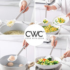 COOK WITH COLOR Silicone Cooking Utensils, Kitchen Utensil Set, Easy to Clean Silicone Kitchen Utensils, Cooking Utensils for Nonstick Cookware, Kitchen Gadgets Set, 5 Pieces, Speckled White