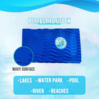 VOS Waterproof Pillow, Lightweight and Comfortable Outdoor Pillows for Beach, Pool, Hiking, Backpacking, Camping, Hunting and Fishing (Blue Rectangle)