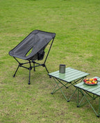 iClimb Ultralight Compact Camping Folding Beach Chair with Anti-Sinking Large Feet