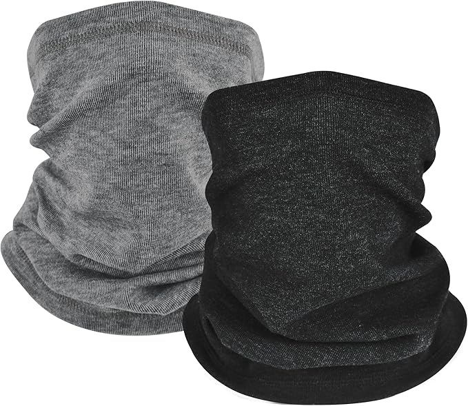 Winter Neck Gaiter Warmer, Soft Fleece Face Mask Scarf for Cold Weather Skiing Cycling Outdoor Sports