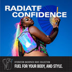 Sojourner Rave Hydration Pack - Hydration Backpack - Hydropack with 2L Bladder - Water Backpack for Festivals, Hiking, Running, Biking and More