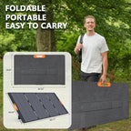 ALLWEI LiFePO4 Solar Generator 1200W(Surge 2400W) with 1 * 400W Solar Panel, Fast Charge in 1.5Hrs, 1008Wh Portable Power Station, 4*AC Outlet, Electric Generator for RV Camping Emergency Home Backup