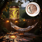 Cardinal Solar Lantern Outdoor Cardinal Decor Garden Decor Waterproof Decor Light Hanging Solar Lights Yard Decor, Gifts for Women Gifts for Mom Gifts for Grandma Cardinal Gifts