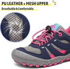 Mishansha Kids Hiking Boots Toddler Girls Boys Hiking Shoes Water-Resistant Anti-Collision Non-Slip Athletic Outdoor Trekking Boots