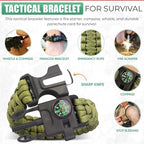 Survival Kit - All-in-One Survival Gear and Supplies for Camping, Hiking, Hunting, and Car Emergencies - Essential Tools, Great Gift for Men, Fathers, Boyfriends, Boys, Dads and Scouts