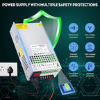 VAYALT DC 12V 100A 1200W Switching Power Supply, 110V/220 V Power Supply AC to DC Converter, Universal Regulated Switching,12V Power Supply for CCTV Camera System,3D Printer,Led Strip,Computer Project