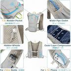 TRIWONDER Hydration Backpack Lightweight Water Pack for Men Women Hydration Pack for Cycling, Running, Hiking and Biking