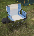 SUNNYFEEL Camping Directors Chair, Heavy Duty,Oversized Portable Folding Chair with Side Table, Pocket for Beach, Fishing,Trip,Picnic,Lawn,Concert Outdoor Foldable Camp Chairs