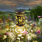 Upgraded Butterfly Solar Lights for Outside Garden Decor, Hanging Solar Lanterns Outdoor Waterproof Metal Butterfly Decorations for Patio, Yard, Pathway, Porch, Birthday Gifts for Women