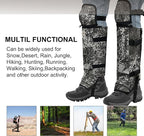 Snake Gaiters Leg Guards, Waterproof Snake Guards, Adjustable Snake Bite Protection for Lower Legs, Snake Chaps for Men&Women