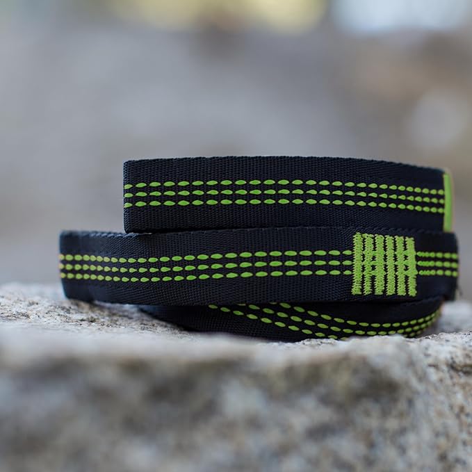 Wise Owl Outfitters Hammock Straps for Trees – 10ft Heavy-Duty Tree Hanging Kit with Carabiners, 38 Loops & Hooks – Essential Hammock Accessories for Camping