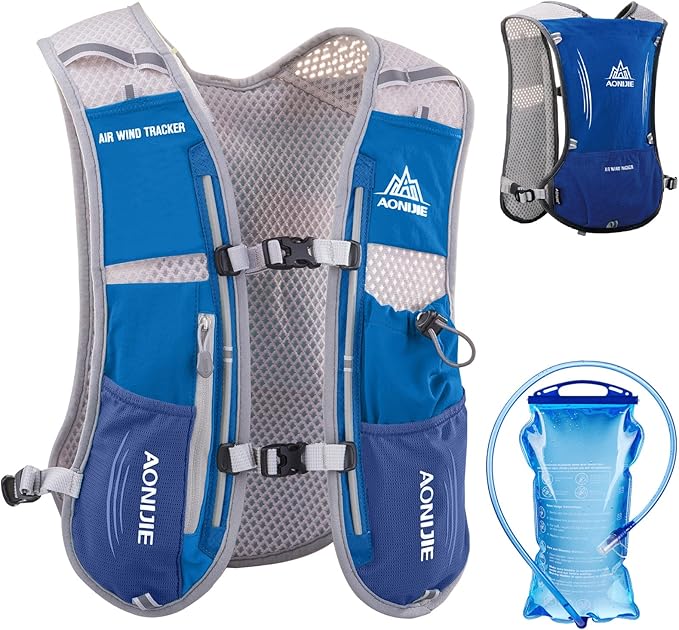 Azarxis Hydration Running Vest Backpack Pack 5L 5.5L for Women and Men Jogging Trail Race Marathon Cycling Hiking
