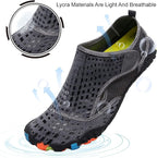 L-RUN Barefoot Water Shoes Women Mens Aqua Sock Athletic Hiking Water Sports Shoes for Swim Beach Pool Sand Diving Walking