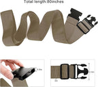 2Pcs Luggage Straps for Suitcase Travel Accessories TSA Approved, 80In Long Belts to Keep Your Suitcase Secure, Adjustable Bag Straps with Quick-Release Buckle for Travel Bag Closure, Brown
