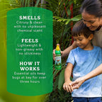 Badger Bug Spray, 3-Hour DEET-Free Mosquito Repellent, Family Friendly, Citronella & Organic Essential Oils, Natural & Vegan Insect Repellent Spray, 8 fl oz Family Size Aluminum Bottle, 2-Pack