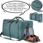 Vomgomfom Travel Duffle Bag for Men,65L 85L 115L Foldable Travel Duffel Bag with Shoes Compartment Overnight Bag for Men Women